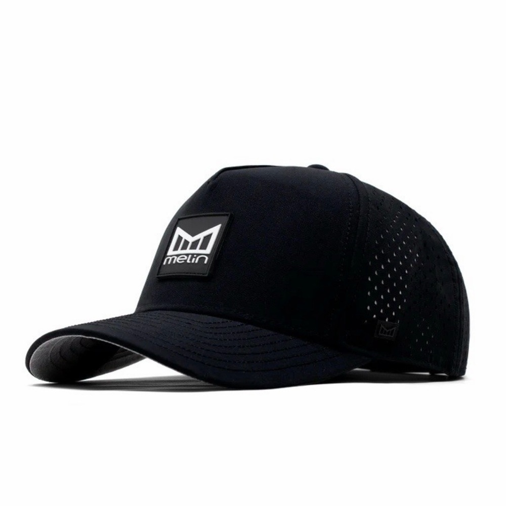 Melin odyssey Black SnapBack waterproof Hat